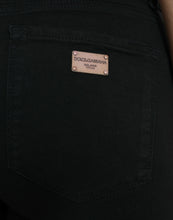 Load image into Gallery viewer, Dolce &amp; Gabbana Black Cotton Mid Waist Skinny Denim Jeans
