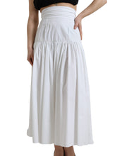 Load image into Gallery viewer, Dolce &amp; Gabbana Elegant High Waist Cotton Maxi Skirt
