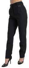 Load image into Gallery viewer, Dolce &amp; Gabbana Elegant High-Waist Tapered Wool Pants
