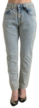 Load image into Gallery viewer, Dolce &amp; Gabbana Blue Washed Cotton Mid Waist Skinny Jeans
