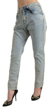 Load image into Gallery viewer, Dolce &amp; Gabbana Blue Washed Cotton Mid Waist Skinny Jeans
