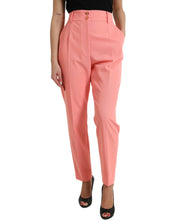 Load image into Gallery viewer, Dolce &amp; Gabbana Pink High Waist Tapered Women Pants
