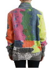 Load image into Gallery viewer, Dolce &amp; Gabbana Multicolor Mohair Stripe Turtleneck Sweater
