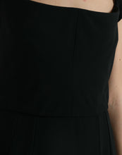 Load image into Gallery viewer, Dolce &amp; Gabbana Black Cady Viscose Sleeveless Dress
