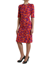Load image into Gallery viewer, Dolce &amp; Gabbana Multicolor Floral Poppy Print Sheath Dress
