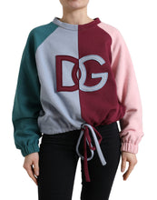 Load image into Gallery viewer, Dolce &amp; Gabbana Elegant Multicolor Crew Neck Cotton Sweater
