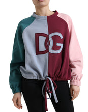 Load image into Gallery viewer, Dolce &amp; Gabbana Elegant Multicolor Crew Neck Cotton Sweater
