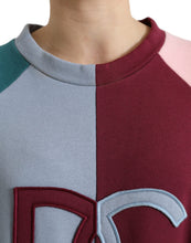 Load image into Gallery viewer, Dolce &amp; Gabbana Elegant Multicolor Crew Neck Cotton Sweater
