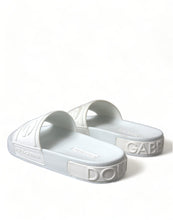 Load image into Gallery viewer, Dolce &amp; Gabbana Elegant White Logo Slides
