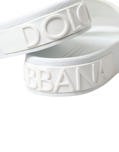 Load image into Gallery viewer, Dolce &amp; Gabbana Elegant White Logo Slides
