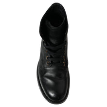 Load image into Gallery viewer, Dolce &amp; Gabbana Black Leather Perugino Ankle Boots Shoes
