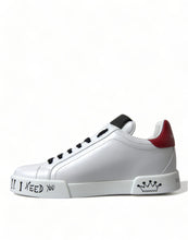 Load image into Gallery viewer, Dolce &amp; Gabbana Chic White Portofino Leather Sneakers
