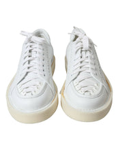 Load image into Gallery viewer, Dolce &amp; Gabbana White Leather Low Top Oxford Sneakers Shoes
