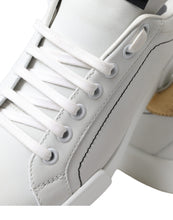 Load image into Gallery viewer, Dolce &amp; Gabbana Elegant Portofino White Leather Sneakers
