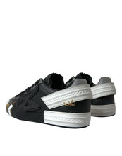 Load image into Gallery viewer, Dolce &amp; Gabbana Black Leather Portofino Low Top Men Sneakers Shoes
