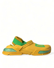 Load image into Gallery viewer, Dolce &amp; Gabbana Yellow Green Rubber Clogs Men Slippers Men Shoes
