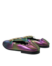 Load image into Gallery viewer, Dolce &amp; Gabbana Multicolor Leather DG Logo Loafer Dress Shoes
