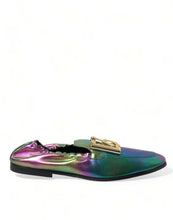 Load image into Gallery viewer, Dolce &amp; Gabbana Multicolor Leather DG Logo Loafer Dress Shoes
