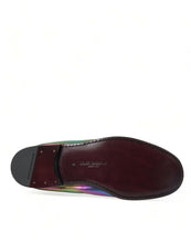 Load image into Gallery viewer, Dolce &amp; Gabbana Multicolor Leather DG Logo Loafer Dress Shoes
