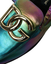 Load image into Gallery viewer, Dolce &amp; Gabbana Multicolor Leather DG Logo Loafer Dress Shoes
