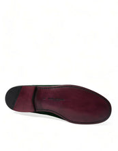 Load image into Gallery viewer, Dolce &amp; Gabbana Green Velvet Slip On Men Loafer Dress Shoes
