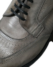 Load image into Gallery viewer, Dolce &amp; Gabbana Brown Leather Lace Up Formal Derby Dress Shoes
