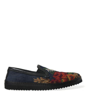 Load image into Gallery viewer, Dolce &amp; Gabbana Multicolor Floral Slippers Men Loafers Shoes
