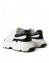 Load image into Gallery viewer, Dolce &amp; Gabbana Chic Black &amp; White Daymaster Leather Sneakers
