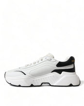 Load image into Gallery viewer, Dolce &amp; Gabbana Chic Black &amp; White Daymaster Leather Sneakers
