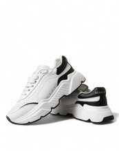 Load image into Gallery viewer, Dolce &amp; Gabbana Chic Black &amp; White Daymaster Leather Sneakers
