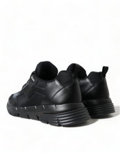 Load image into Gallery viewer, Prada Sleek Low Top Leather Sneakers in Timeless Black
