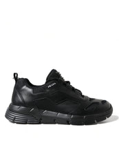 Load image into Gallery viewer, Prada Sleek Low Top Leather Sneakers in Timeless Black
