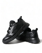 Load image into Gallery viewer, Prada Sleek Low Top Leather Sneakers in Timeless Black
