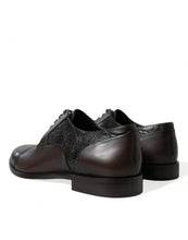 Load image into Gallery viewer, Dolce &amp; Gabbana Brown Exotic Leather Formal Men Dress Shoes
