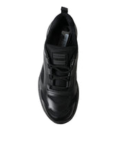 Load image into Gallery viewer, Prada Sleek Low Top Leather Sneakers in Timeless Black
