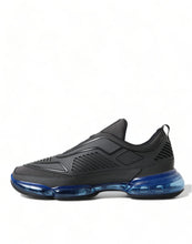 Load image into Gallery viewer, Prada Elegant Men&#39;s Black Mesh Sneakers
