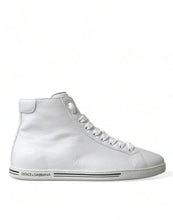 Load image into Gallery viewer, Dolce &amp; Gabbana White Saint Tropez High Top Men Sneakers Shoes
