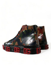 Load image into Gallery viewer, Dolce &amp; Gabbana Multicolor Camouflage High Top Men Sneakers Shoes
