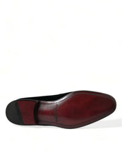 Load image into Gallery viewer, Dolce &amp; Gabbana Black Velvet Loafers Formal Dress Shoes
