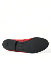 Load image into Gallery viewer, Dolce &amp; Gabbana Red Black Torero Loafers Slippers Men Shoes
