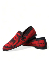 Load image into Gallery viewer, Dolce &amp; Gabbana Red Black Torero Loafers Slippers Men Shoes
