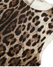 Load image into Gallery viewer, Dolce &amp; Gabbana Brown Leopard Cotton Sleeveless Tank Top
