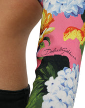 Load image into Gallery viewer, Dolce &amp; Gabbana Multicolor Floral Print Long Sleeves Crop Top
