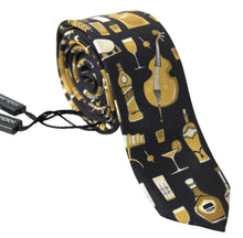 Load image into Gallery viewer, Dolce &amp; Gabbana Exclusive Silk Tie with Musical Print
