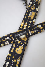 Load image into Gallery viewer, Dolce &amp; Gabbana Exclusive Silk Tie with Musical Print
