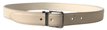 Load image into Gallery viewer, Dolce &amp; Gabbana Chic Beige Italian Leather Belt
