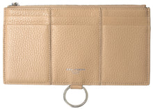 Load image into Gallery viewer, Dolce &amp; Gabbana Elegant Beige Leather Wallet with Detachable Strap
