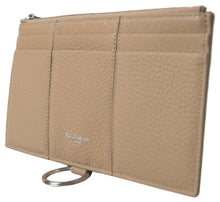 Load image into Gallery viewer, Dolce &amp; Gabbana Elegant Beige Leather Wallet with Detachable Strap
