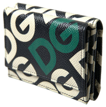 Load image into Gallery viewer, Dolce &amp; Gabbana Chic Monochrome DG Mania Leather Wallet
