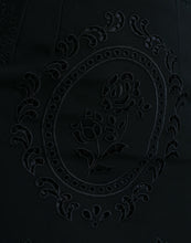 Load image into Gallery viewer, Dolce &amp; Gabbana Black Floral Lace Viscose Bodycon Midi Dress
